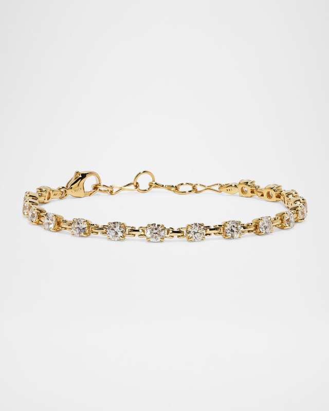 18K Yellow Gold Pirouette Large Diamond Bracelet